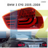 Tuning Κόκκινα φανάρια φρένων LED BMW 3 E90 (2005-2008) με G εμφάνιση – LS402 - Изображение 4